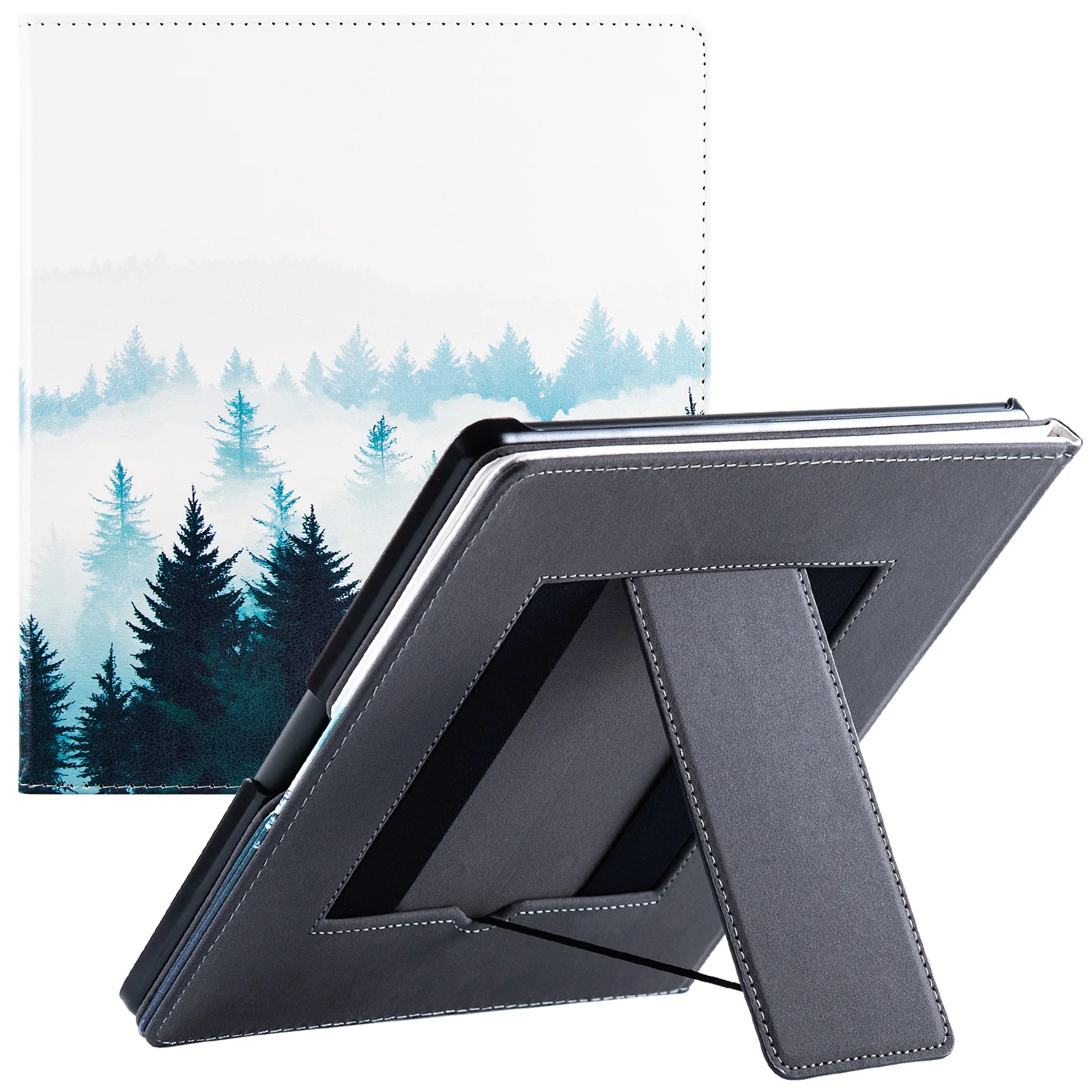 

Stand Case for 10.2" Kindle Scribe Tablet ePaper | with Auto Sleep/Wake | Built-in Pen Holder/Hand Strap | PU Leather Cover