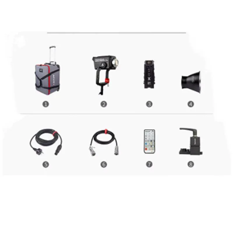 LS 600x Pro adjustable color temperature film and television professional filling light 600w high power photography video