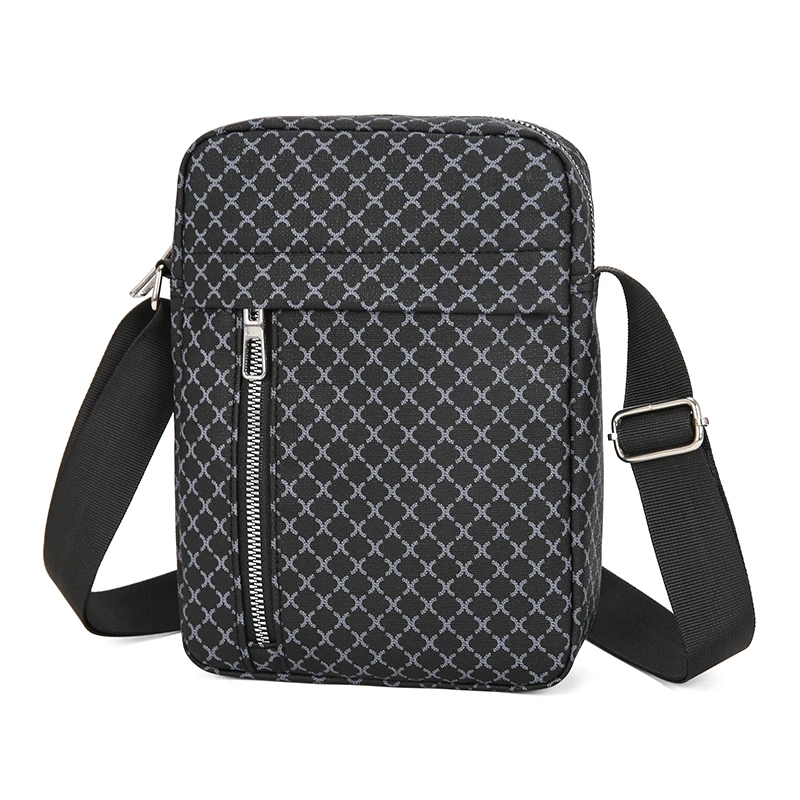 Bolso de hombro pequeño de diseño a la moda para hombre, bolsos cruzados de cuero PU suave para hombre, bolso de negocios, bolso de viaje para teléfono, Bolsa