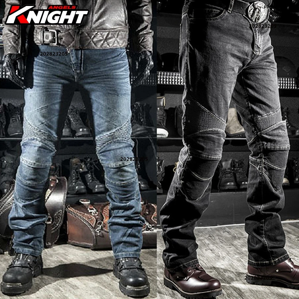 

Motorcycle Pants Jeans Motocross Stretch Racing Trousers For Men Outdoor Riding Rider Equipment Moto Protective Gear