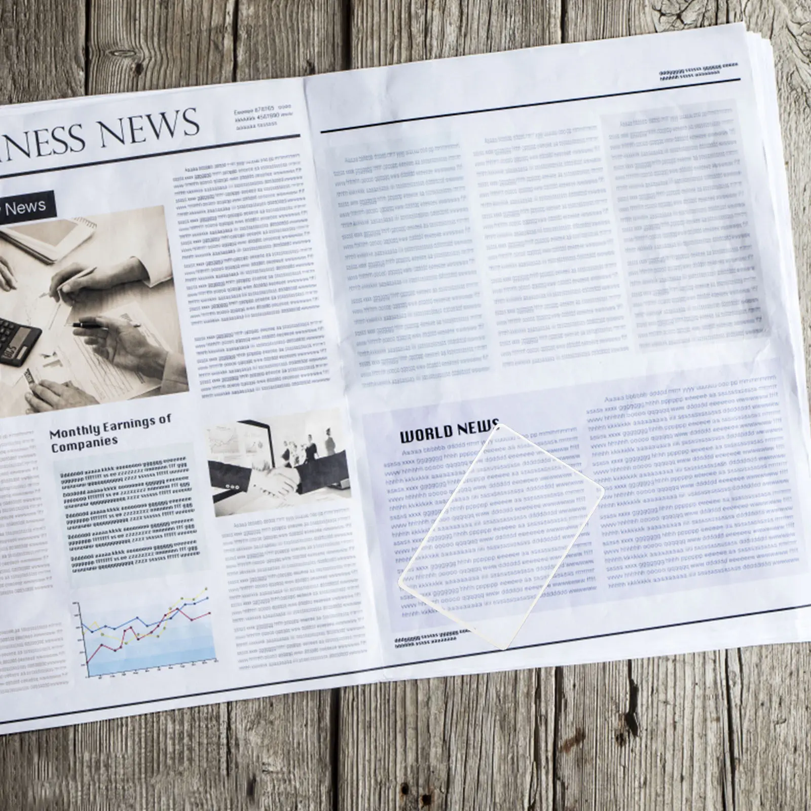 

Набор из 24 портативных луп-карточек для чтения, легкие ручные увеличительные стекла для пожилых людей, для газет и карт