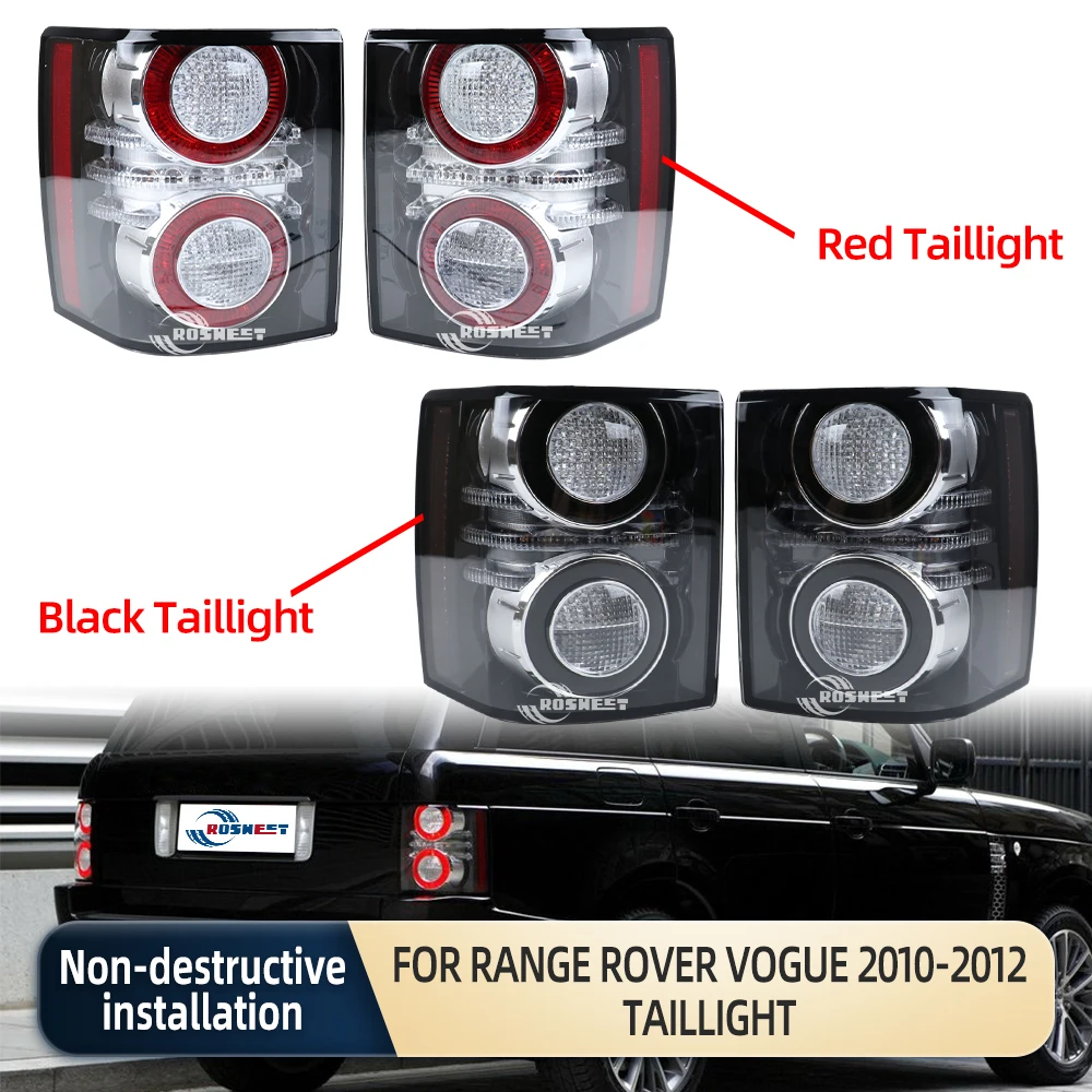 

For Land Rover Range Rover Vogue 2010-2012 L322 Grey/Red Taillight LED Tail Light Rear Taillights Brake Light