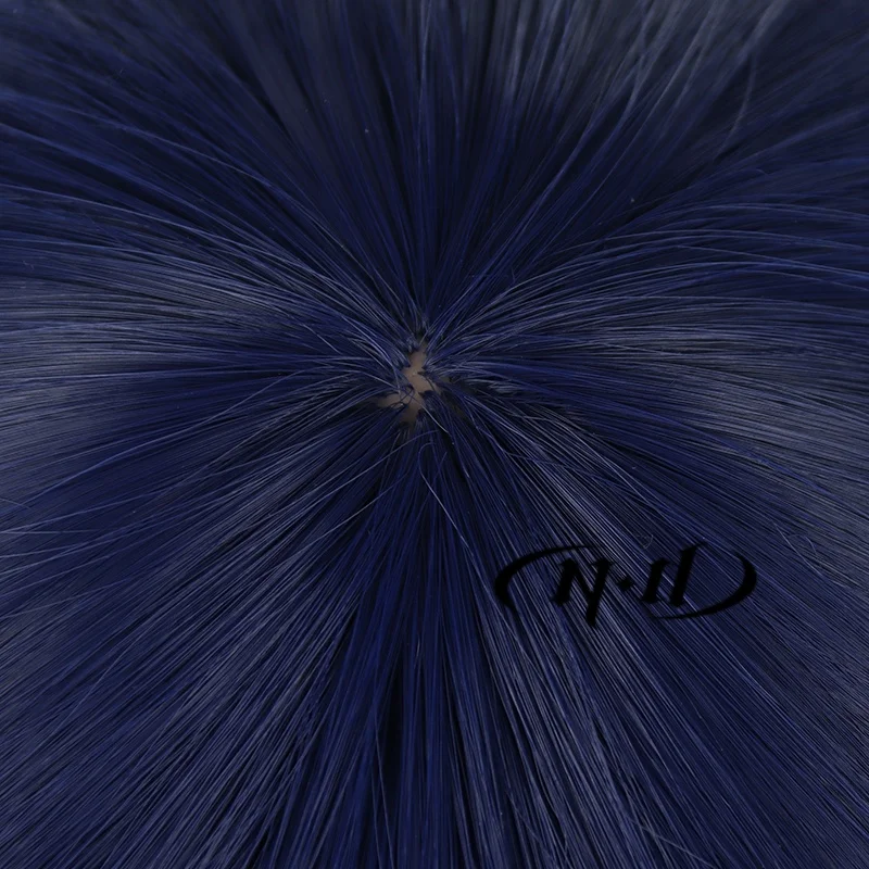 أنيمي اللباس الداخلي والجوارب تأثيري الباروكات مع حزام الرباط ، طويل مستقيم الشعر الاصطناعية ، الأزرق والوردي ، ألوان مختلطة ، الجوارب الثانية ، الفوضى