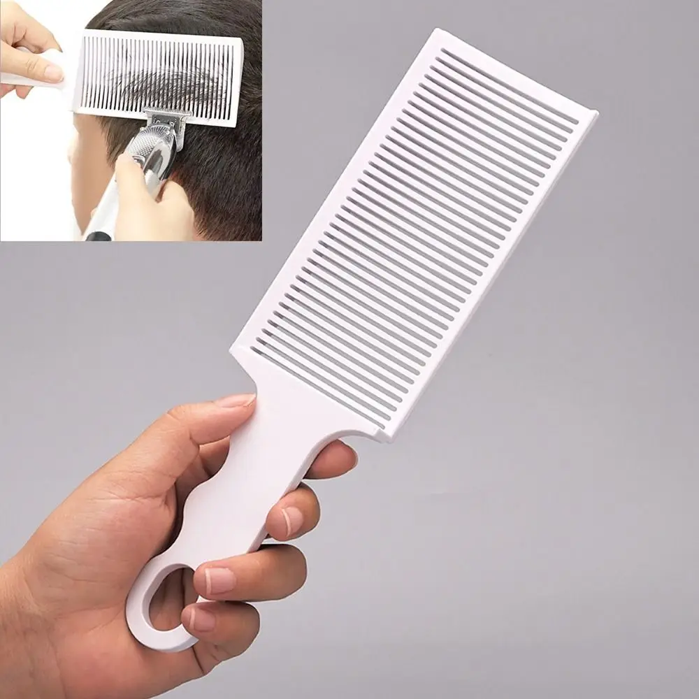 Fading Comb Professional Barber Clipper Blending Flat Hair Cutting Comb For Men Heat Resistant Fade Brush Salon Styling Tool