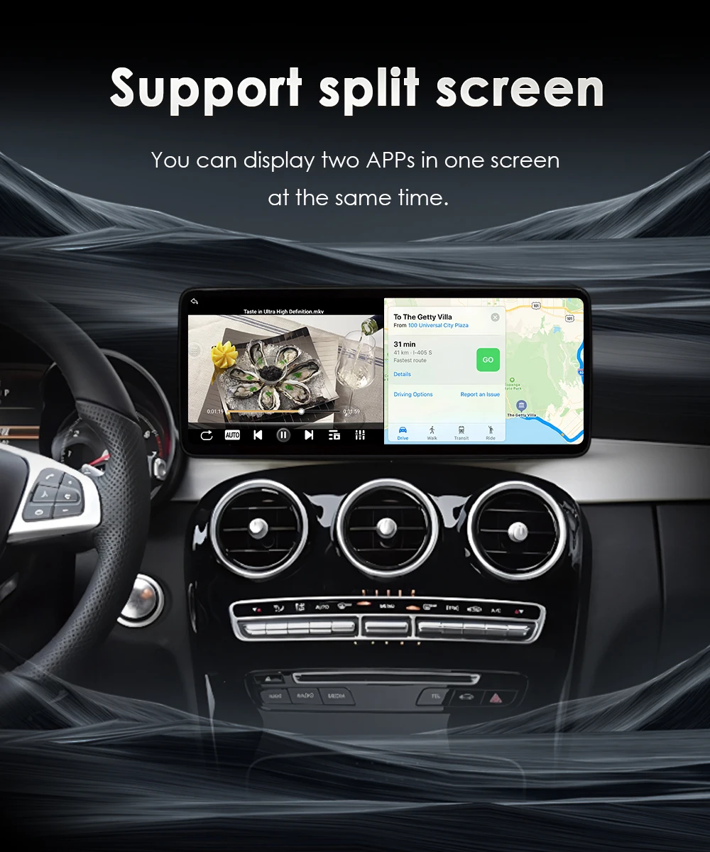 Kabelloses Carplay für Mercedes Benz E-Klasse W212 2009-2015 Android 16 Autoradio Video DSP Stereo GPS QLED Touchscreen 4G WiFi BT – Detail 14