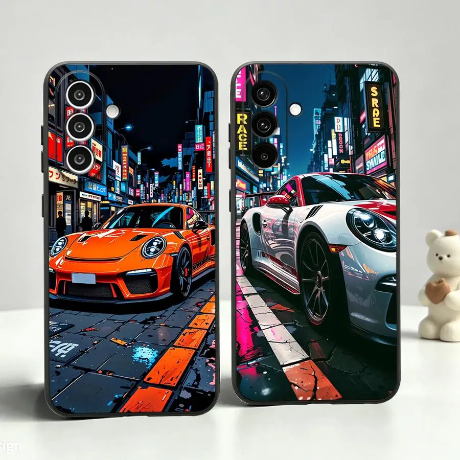 Case for Samsung Galaxy A73 A51 A05 A25 A16 A53 A17 A55 A57 A15 A37 A52 A36 A06 A23 Phone Cover A41 A50 A13 A12 A70 Tokyo Street