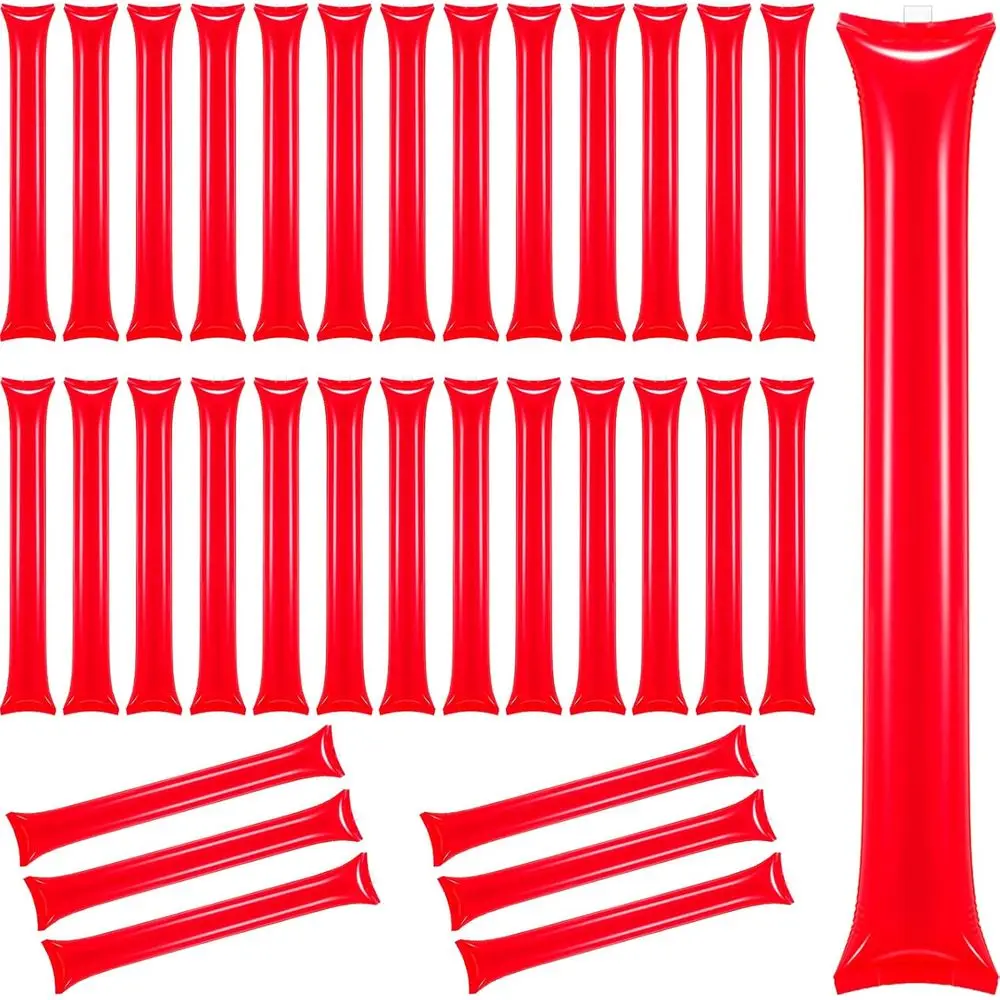

120 Pcs Thickened Plastic Thunder Sticks for Team Cheering, Ideal for Sports Events, Basketball Games, and Halloween Parties (Re