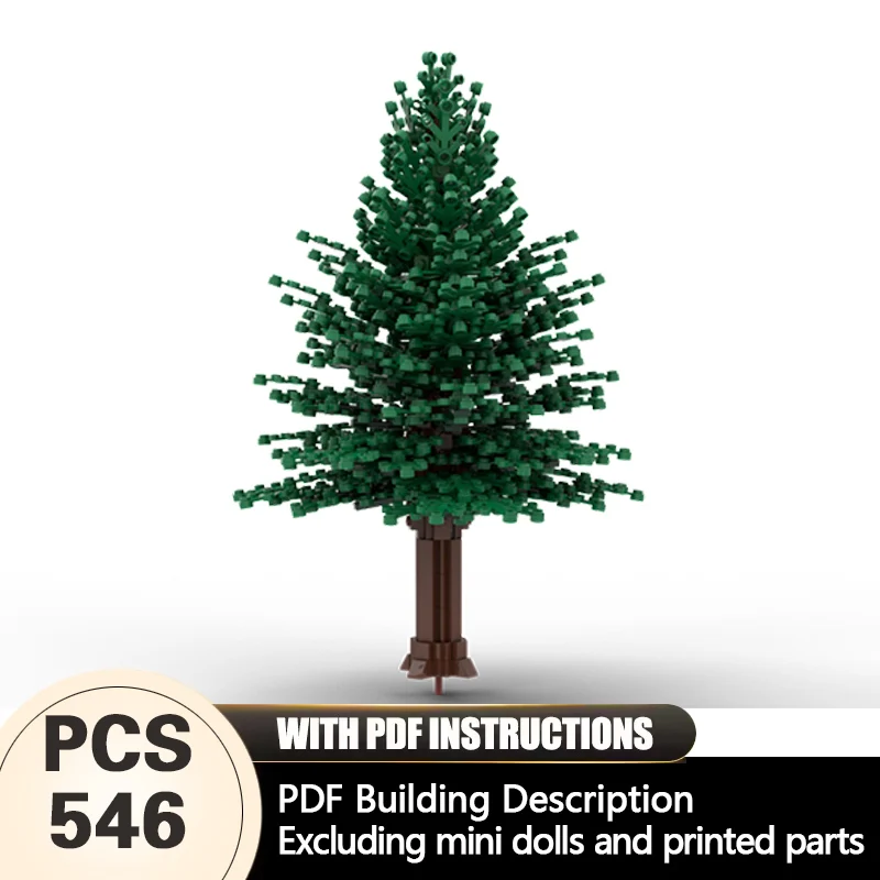 

Creators Plant Series Model MOC Building Bricks Douglas Fir Tree Modular Technology Gifts Holiday Assemble Children Toys Suit