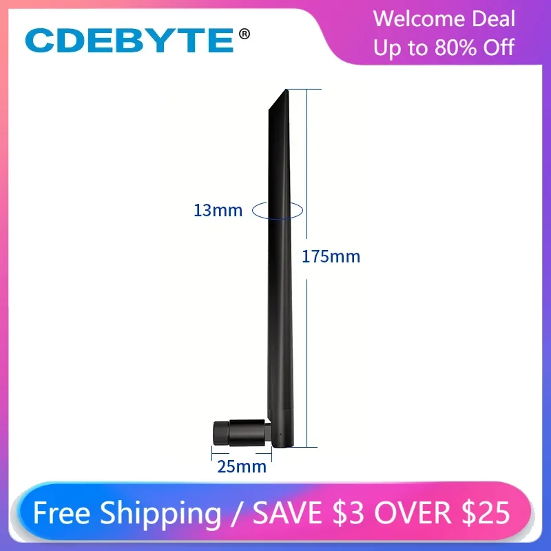 

TX230-JKD-20, интерфейс 230 МГц, 50 ом, сопротивление менее 1,5 КСВ, 3,0 дБи, Высококачественная всенаправленная антенна