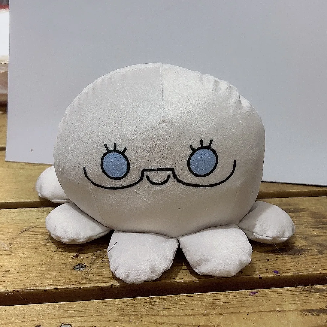 الصينية أنيمي مائة يوم الحرب Cthulhu ألعاب من نسيج مخملي 20 سنتيمتر الأخطبوط مع نظارات تأثيري الدعامة لينة الحبار محشوة دمية #2