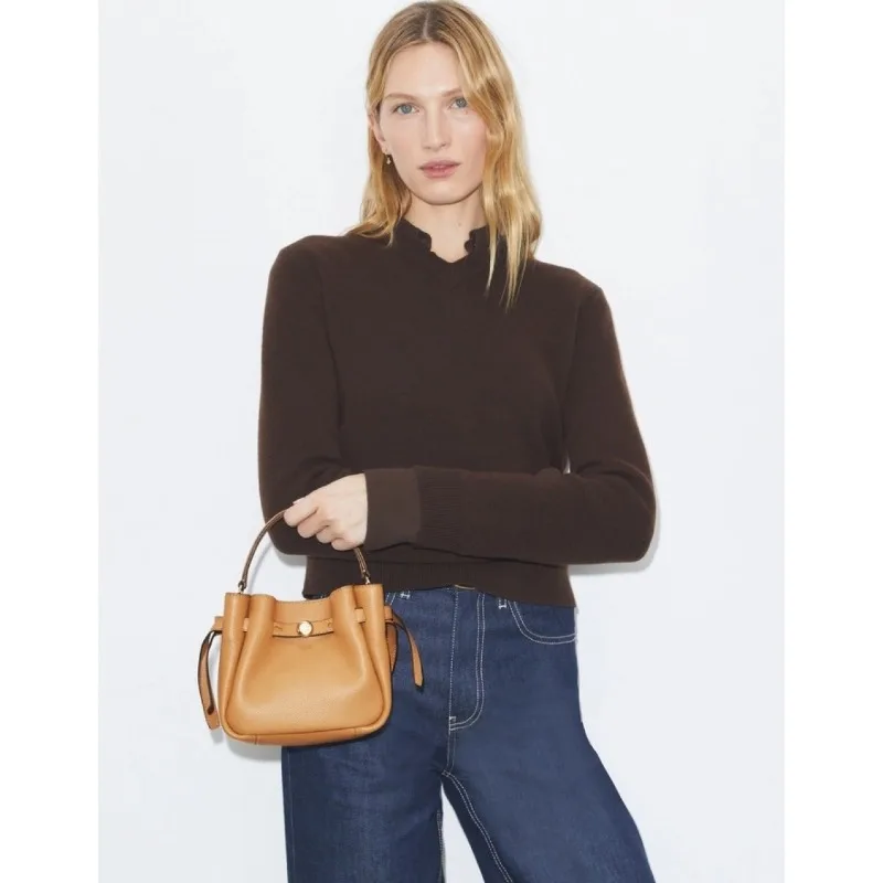 

2026 New Women Drawstring Tote Bucket Bag Large Capacity Minimalist Shoulder Bag Versatile Crossbody Purse for Work