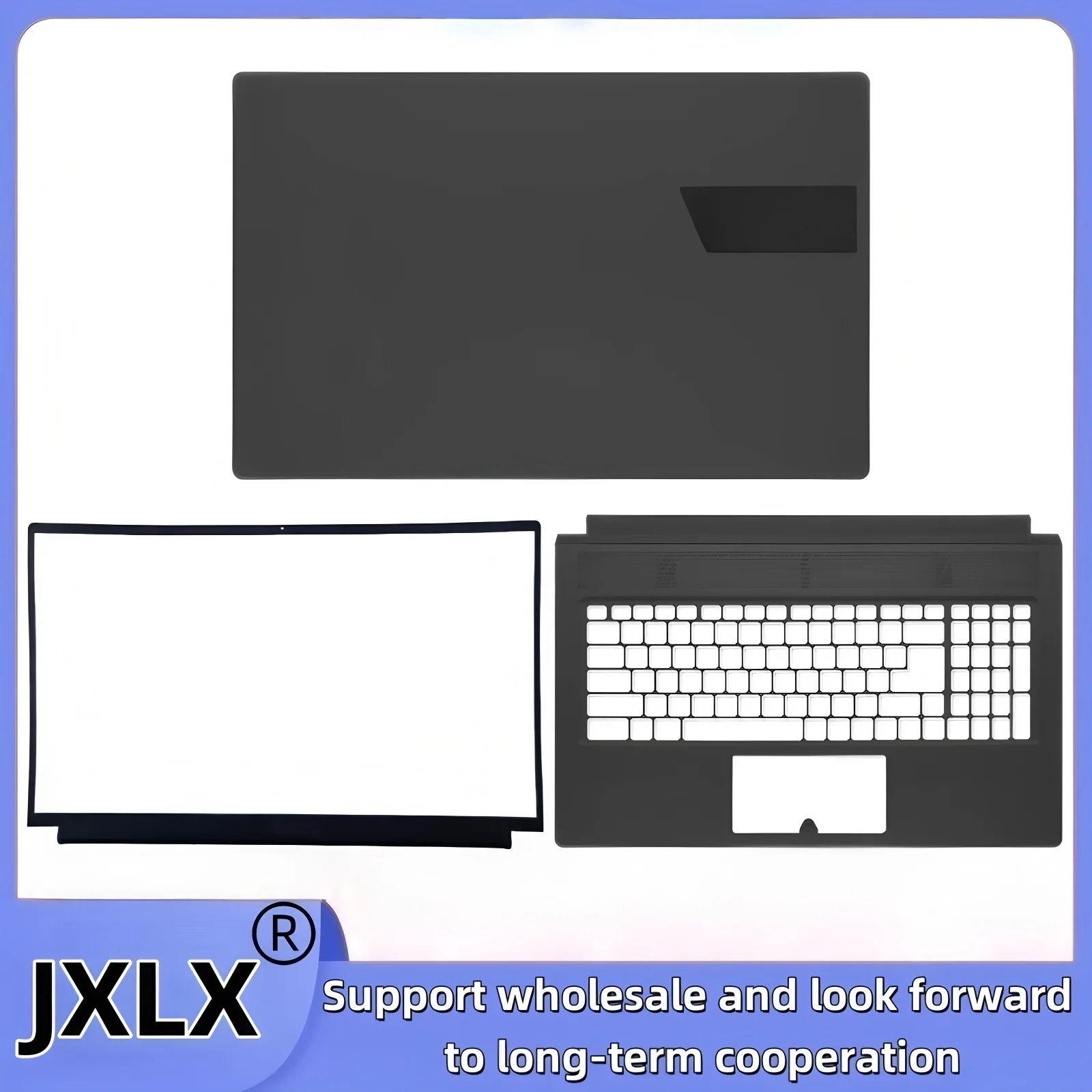 

JXLX® New For MSI Stealth 17M MS-17R1 Laptop LCD Back Cover Top Case/LCD Front Bezel cover/Palmrest Cover/ Top cover/Shell