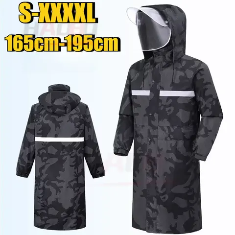 Motorcycle Riding Raincoat One-piece Full Body Rainstorm Rain Coat Breathable Waterproof Workwear Poncho Feishing Raingear