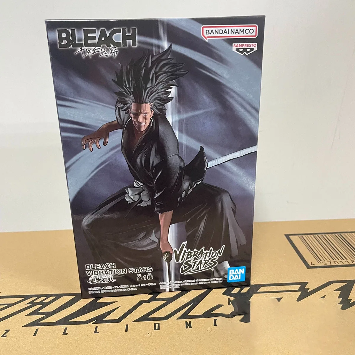 100% Original in Stock Bandai Spirits BANPRESTO Vibration Stars  Bleach Sennen Kessen-hen Zaraki Kenpachi Collection Series