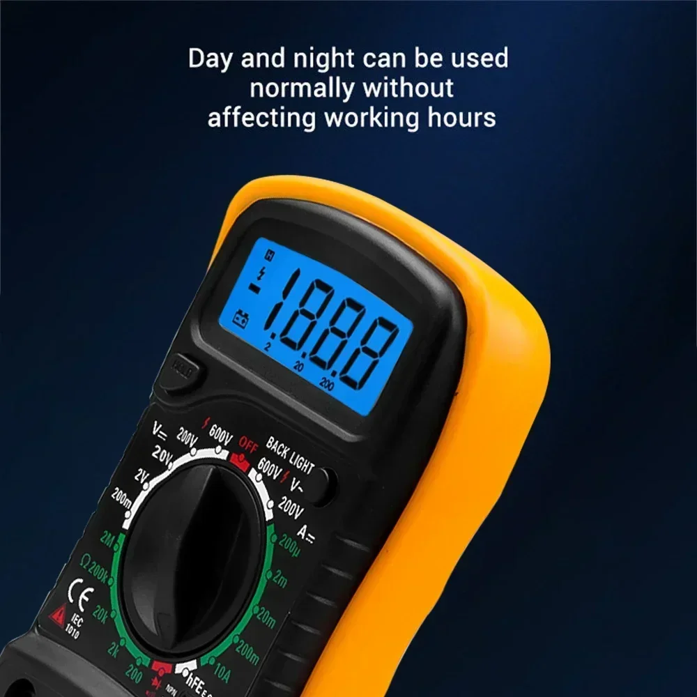 Capacitance Meter Tester Esr Testers Dmm Transistor Multimeter Electrical Digital Meter Peak Automotive Meter