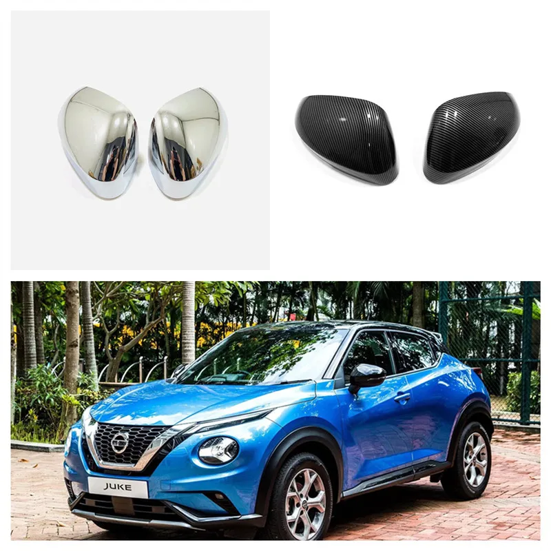 Carbon Fiber Rear View Mirror Cover-Side Mirror Cover Cap Fit For Nissan Juke 2019-2022 Accessories