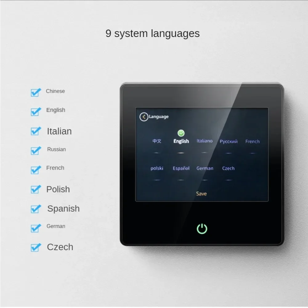 WiFi intelligent constant temperature heating temperature controller with Celsius/Fahrenheit LED touch screen