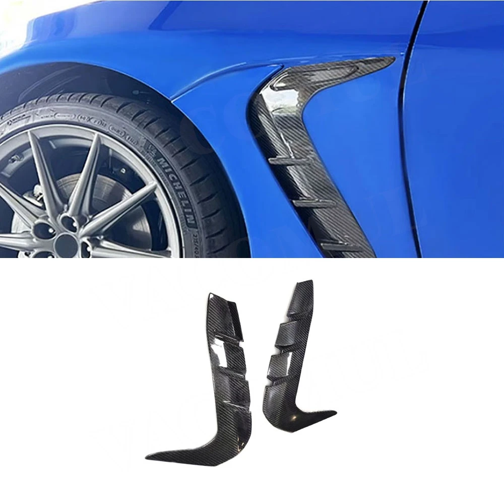 

VACOMUL Carbon Fiber Car Front Side Fender Fin Splitter Trims For Toyota GR86 Subaru BRZ 2021+ Front Bumper Air Vent Cover FRP