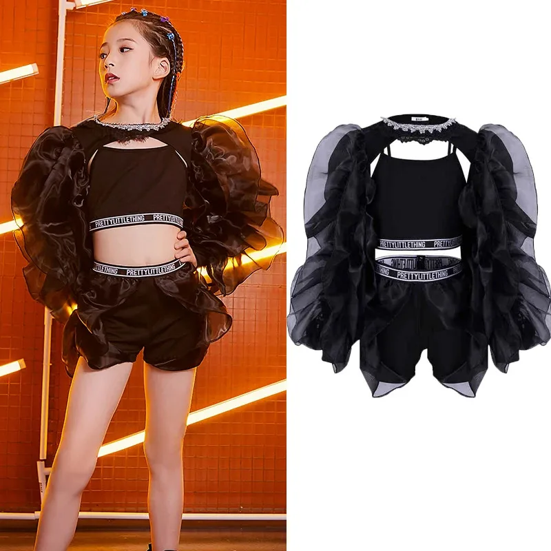 Детские соревнования Топы Брюки Одежда в стиле хип-хоп Одежда для джазовых танцев Костюмы Костюм для девочек Крутая сценическая одежда Одежда для бальных танцев Детские соревнования Топы Брюки Одежда в стиле хип-хоп Одежда для джазовых танцев Костюмы Костюм для девочек Крутая сценическая одежда Одежда для бальных танцев