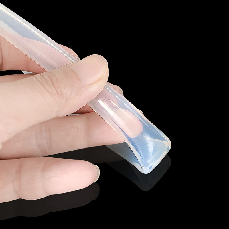 ID 0.8-12.7mm 1M Silicone Tube - Peristaltic Pump Flexible Nontoxic Transparent Food Grade for Lab Food Machinery