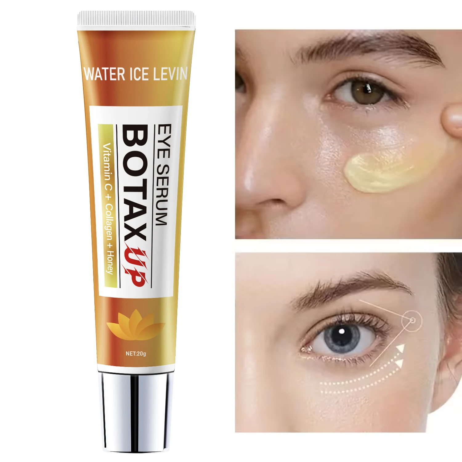 Botax Xp Firming Eye Cream Vitamin C Collagen Honey. Light Melting Texture. Smoothes, Tightens, and Plumps the Skin. 20g.