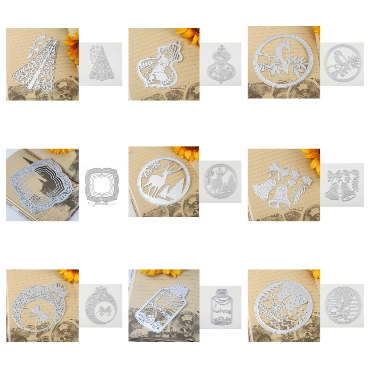 Decoration Christmas Metal Cutting Dies for Scrapbooking New Arrival Die Cutters for Scrapbooking Making Craft Cutting Templates