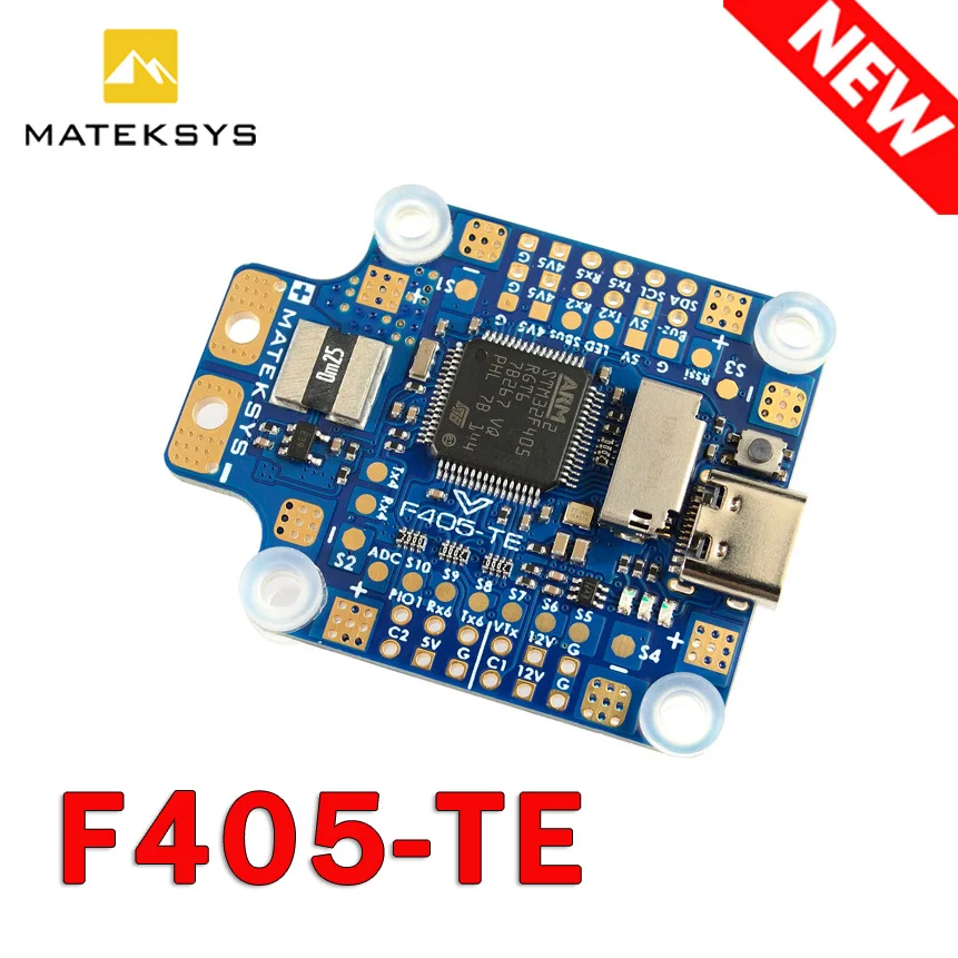 Matek MATEKSYS F405-TE F405 STM32F405RGT6 Flight Controller Built-in OSD SD Slot For RC Drone F405-SE Updated Version