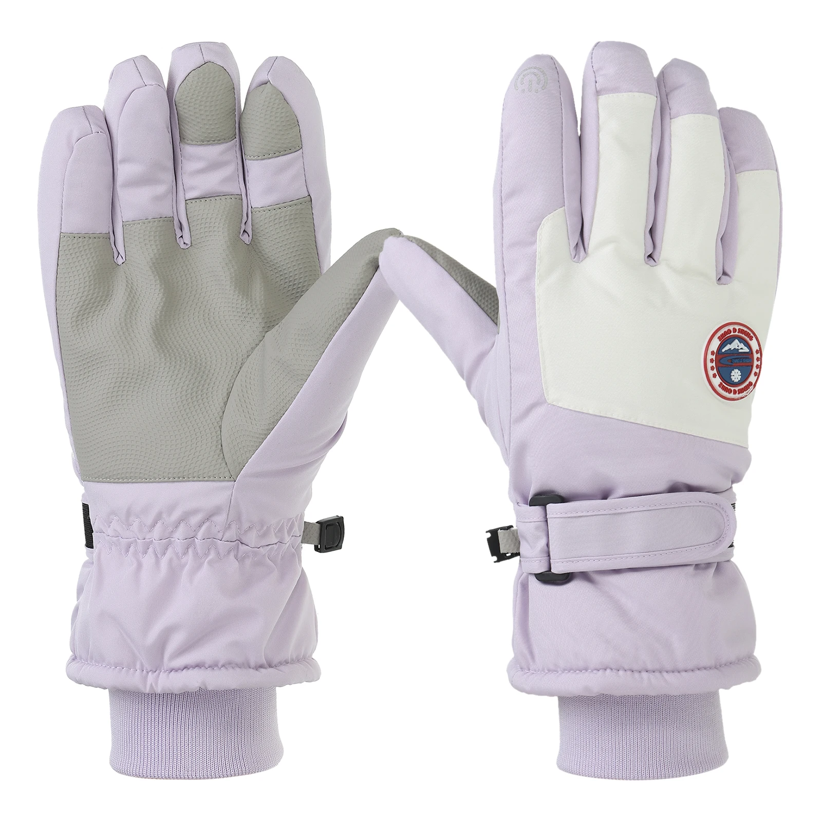 

1 Pair Winter Snowboard Ski Gloves Non-slip Touch Screen Waterproof Motorcycle Cycling Fleece Warm Snow Gloves for Women Men