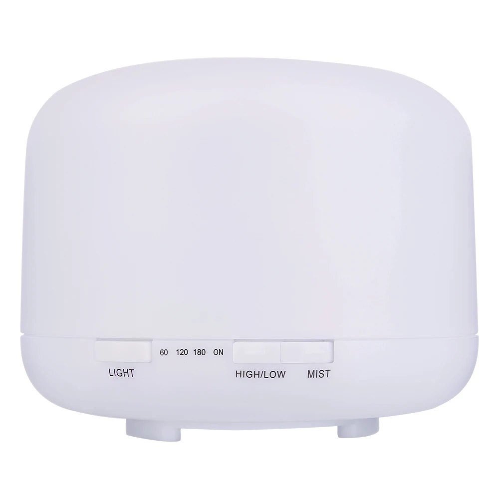 2025 New Hot Sale Electric 500ml Ultrasonic Home Tabletop MINI Plastic Air Humidifier LED Light USB Essential Oil Aroma Diffuser