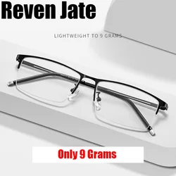 Reven Jate 990070 Spectacles Optical Fashion Light Eyeglasses Frame For Men Eyewear Half-rim Glasses with 3 Optional Colors