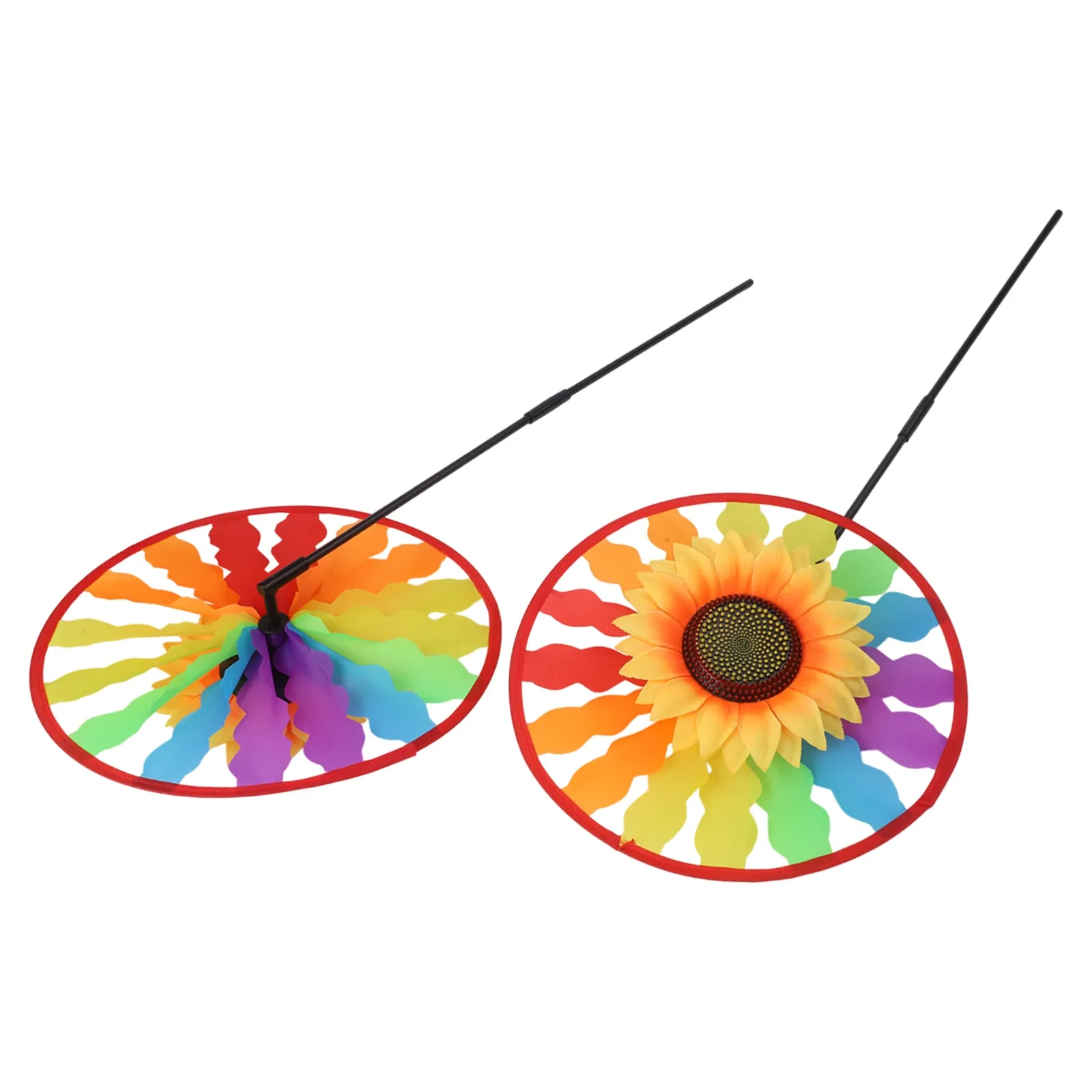 4 pieces for For sunflower pinwheel lawn spinner windmill garden yard porch balcony outdoor decorative ornaments