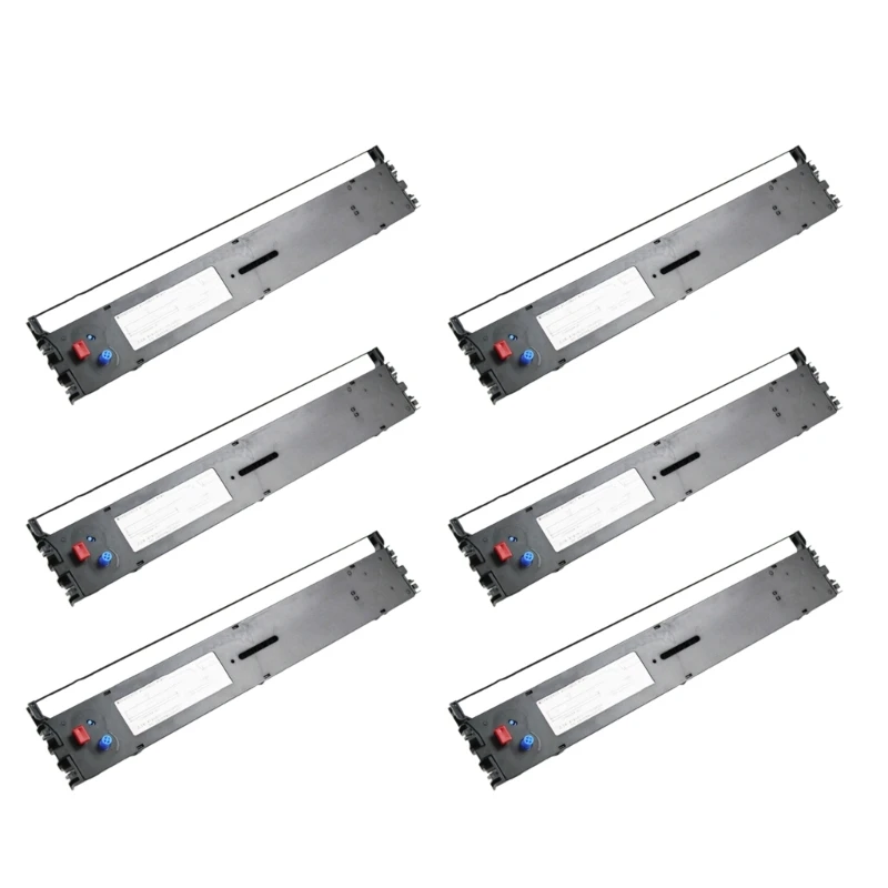

6Pcs Ribbon Cartridge Cassette Ribbon Holder Replacement for OKI8660