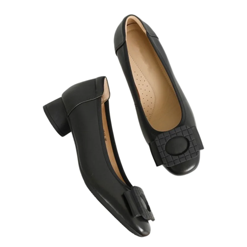 

Withered 2025 SS French Office Ladies Buckles Elegant Shoes Minimalist Women's Shoes Heeled Sandals Shoes Women