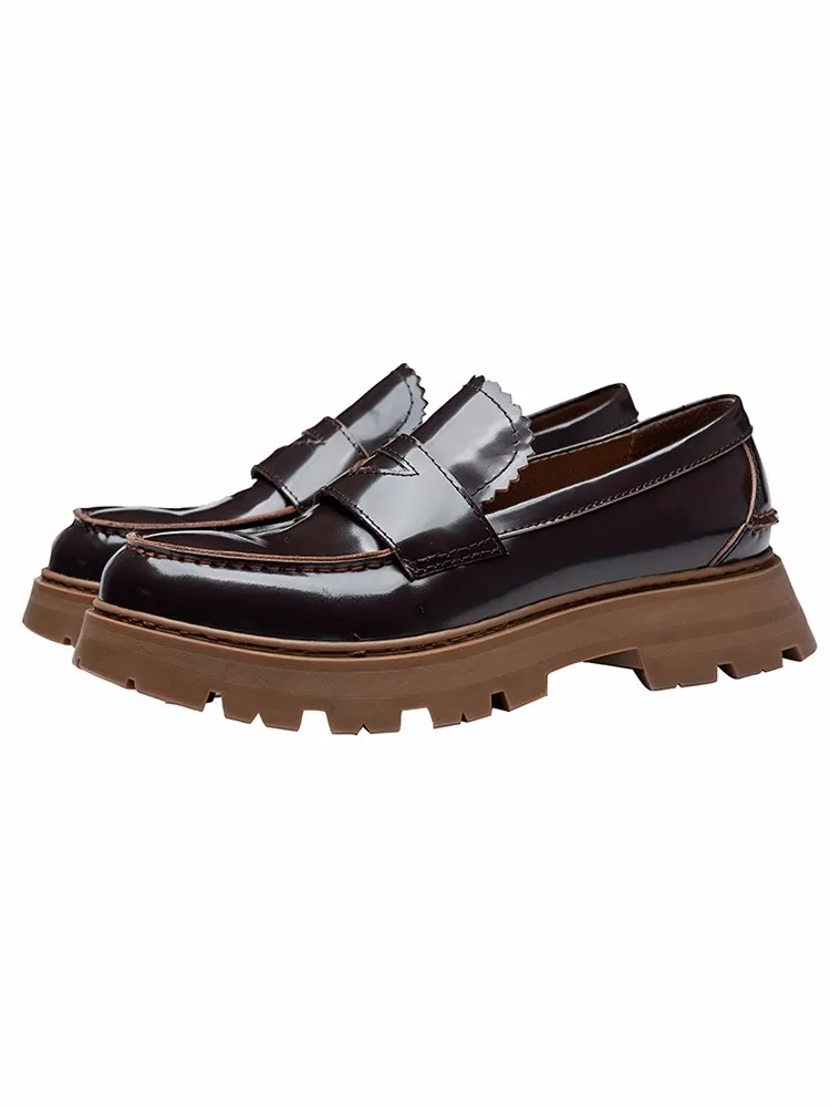 Mens Brown Platform Loafers: The Ultimate Guide to Comfort, Style, and  Height Enhancement