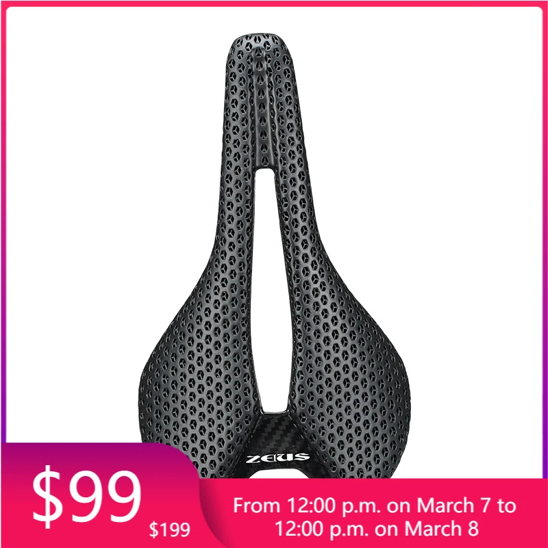STLF ZEIUS Zeus Carbon Fiber 3D Printed Road Bike Seatpost, 2025 New Model Mountain Bike, Single-seater Saddle Seat.