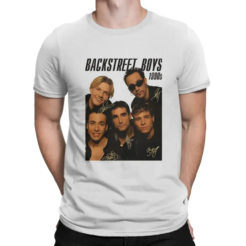 Backstreet Boys man tshirt retro cover 90s individuality T shirt Harajuku sweatshirts new trend