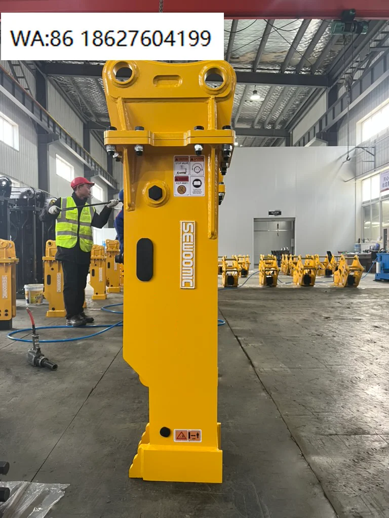 

Гидравлический молот-гидромолот Sewoomic Yantai SB40 GCB60S для экскаваторов корейского бренда, для мини-экскаваторов, насосов и двигателей