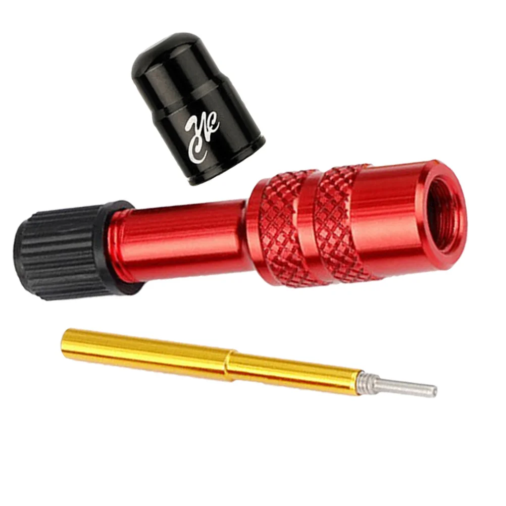 

Bike Front Fork Valve Adapter Aluminum Alloy Extension Converter Nozzle Essential Inflatable Valve Part for Road Bike Quick Tire