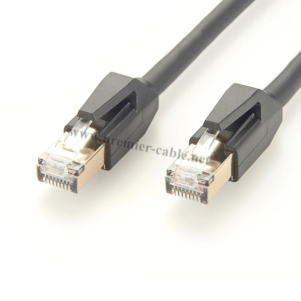 Cat 8 Ethernet Round Cable LAN Network Cat8 Rj45 Speed Network Cable 40Gbps Flat Cable 2000Mhz 26AWG For Router Pc Ps4 TV Laptop