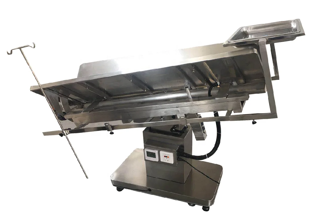 Professional Supplier DMVT02 Electric Animal Operating Veterinary Stainless Steel Bed