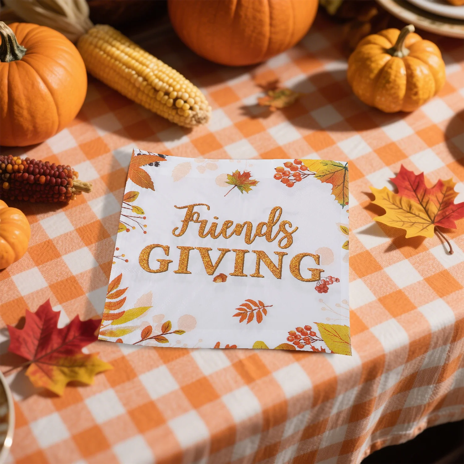 Рисунок 4 - осенние салфетки из чистой древесной массы 33x33 см