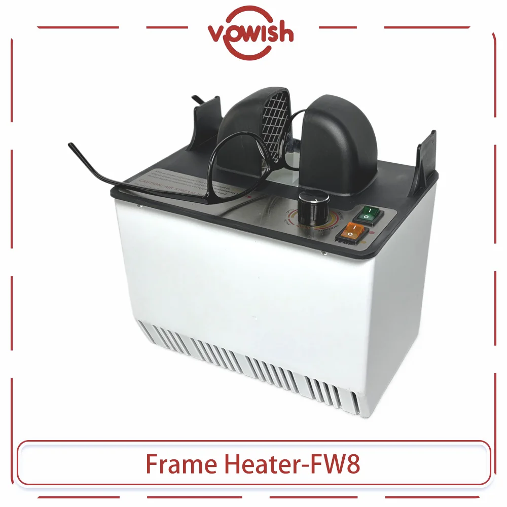 

Optical Eyeglasses Frame Heater - Adjustable Temp Machine with Removable Wind Hood, Long Service Life