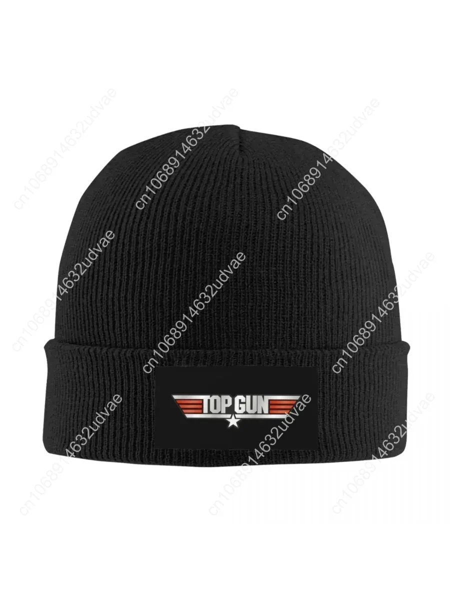 Top Gun Knit Hat Beanies Autumn Winter Hat Warm Casual 80s Movies Caps for Men Women