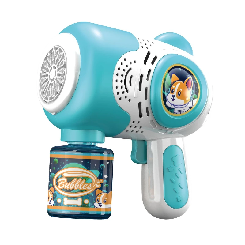 Tubo di freccia di fuoco a 29 fori Macchina per bolle completamente automatica Giocattolo per bambini Gatling poroso portatile Forte potenza Robusto resistente alle cadute