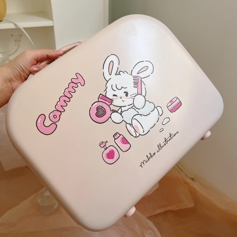 

Kawaii Mikko Cat Suitcase Lportable Travel Suitcase Collect Rganize Daily Necessities Arge Capacity Girls Gift Makeup Case Bag