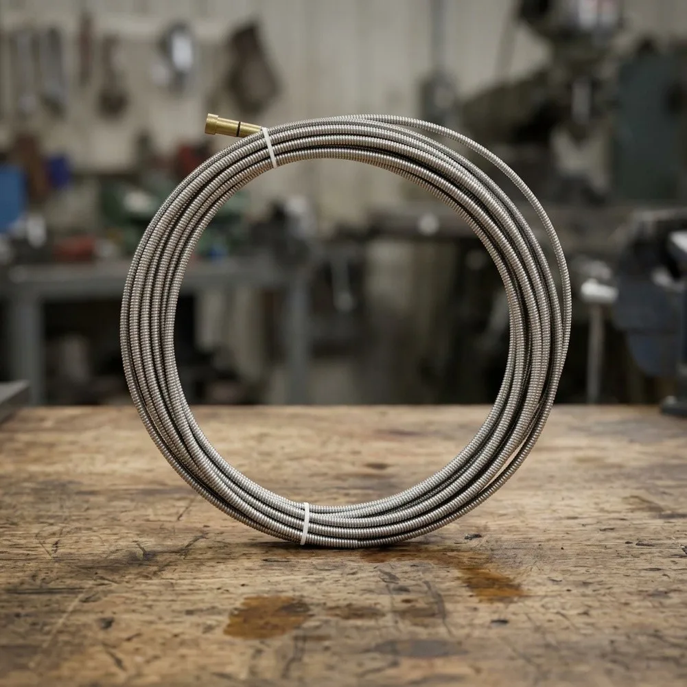 For Lincoln For Magnum 300 and 400 compatible 44-116-15 steel conduit liner 15 ft 1/16 inch wire feed guide hose