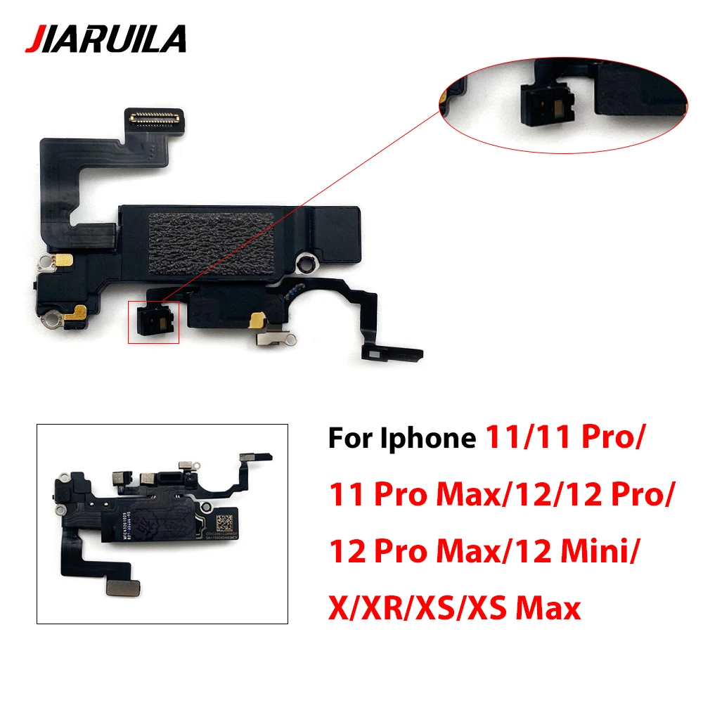 

Тест для iPhone X XR XS MAX 11 12 Pro max Мини-датчик приближения Звук Ушной динамик Гибкий кабель Запчасти для телефона