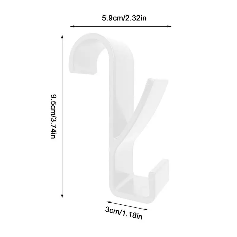 Drying Rack Hook Rustproof Durable Waterproof Shower Towel Hanger Multi-Functional Drying Rack With Hooks For Bags Clothes Hats