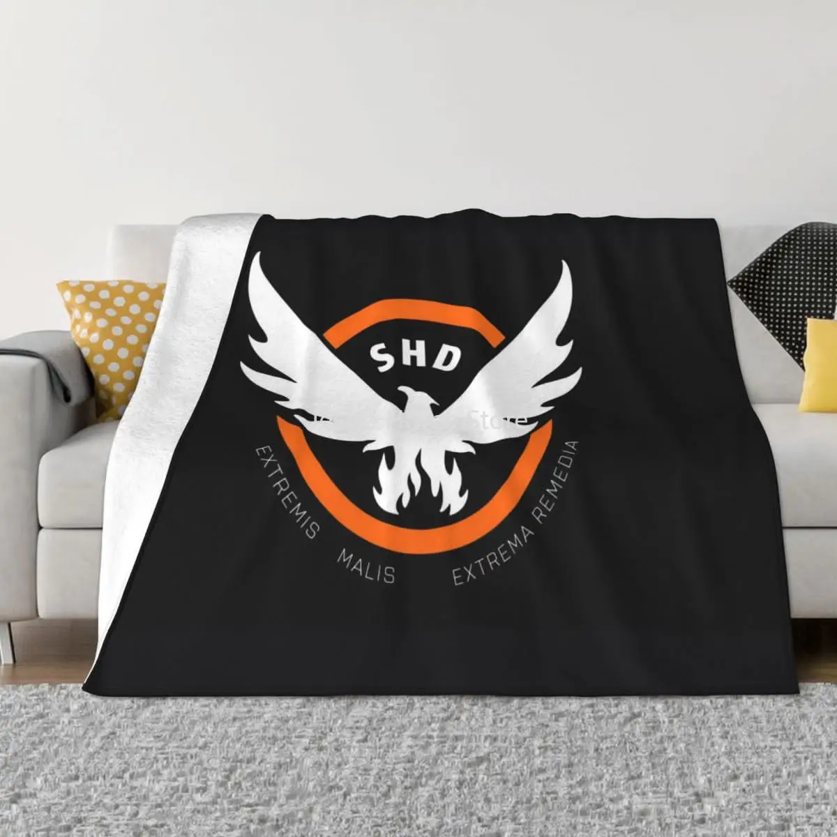 

The Division 2 Shd Blanket Fleece Winter Game Lover Breathable Warm Throw Blankets for Sofa Couch Bedding Throws