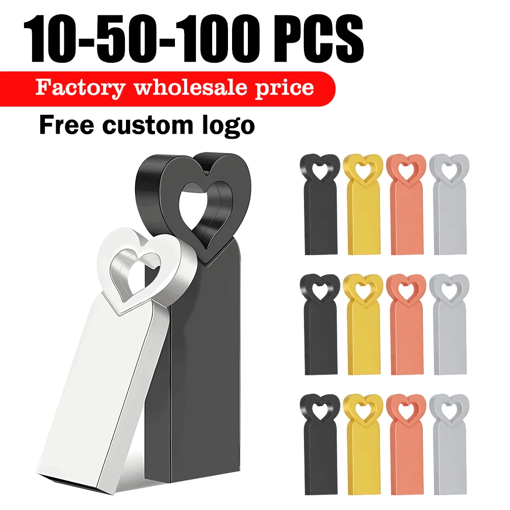 

10/50/100 шт./лот Бесплатный лазерный логотип Pendrive 16 ГБ USB креативный металлический ключ USB флэш-накопитель 4 ГБ 8 ГБ 32 ГБ 64 ГБ флэш-накопитель
